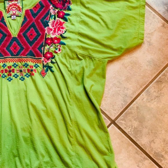 JOHNNY WAS Bohemian Peasant Top 🔺 PRICE DROP CLOSET CLEAROUT 🚀 - Picture 7 of 12